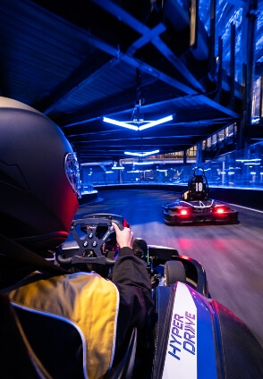 Experience the power of our electric go-karts