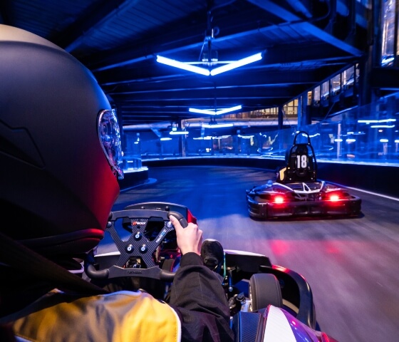 Experience the power of our electric go-karts