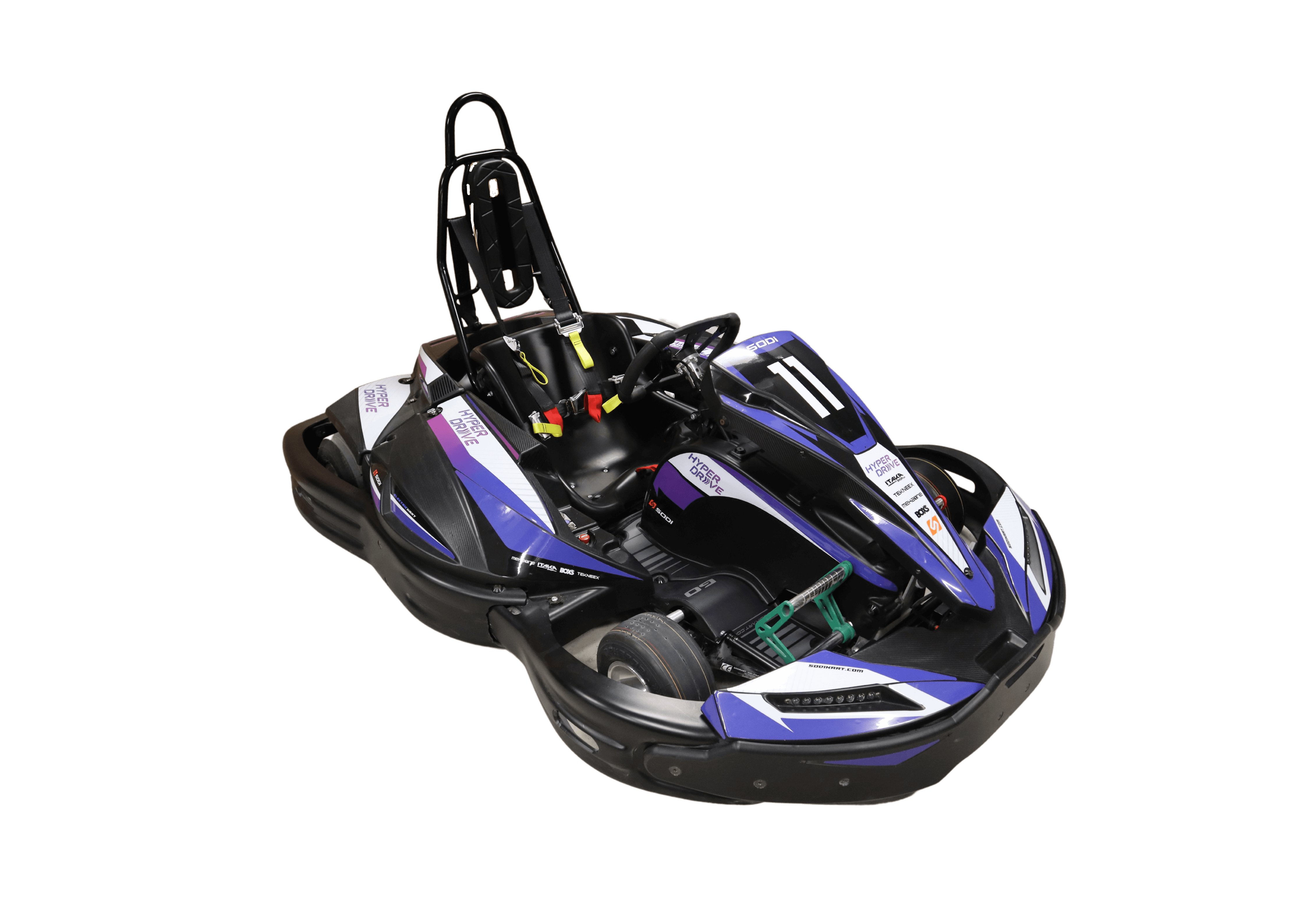 Powerful electric go-karts for an electrifying race