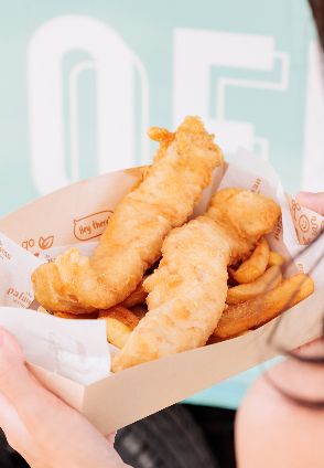 Tasty fish & chips and seafood platters