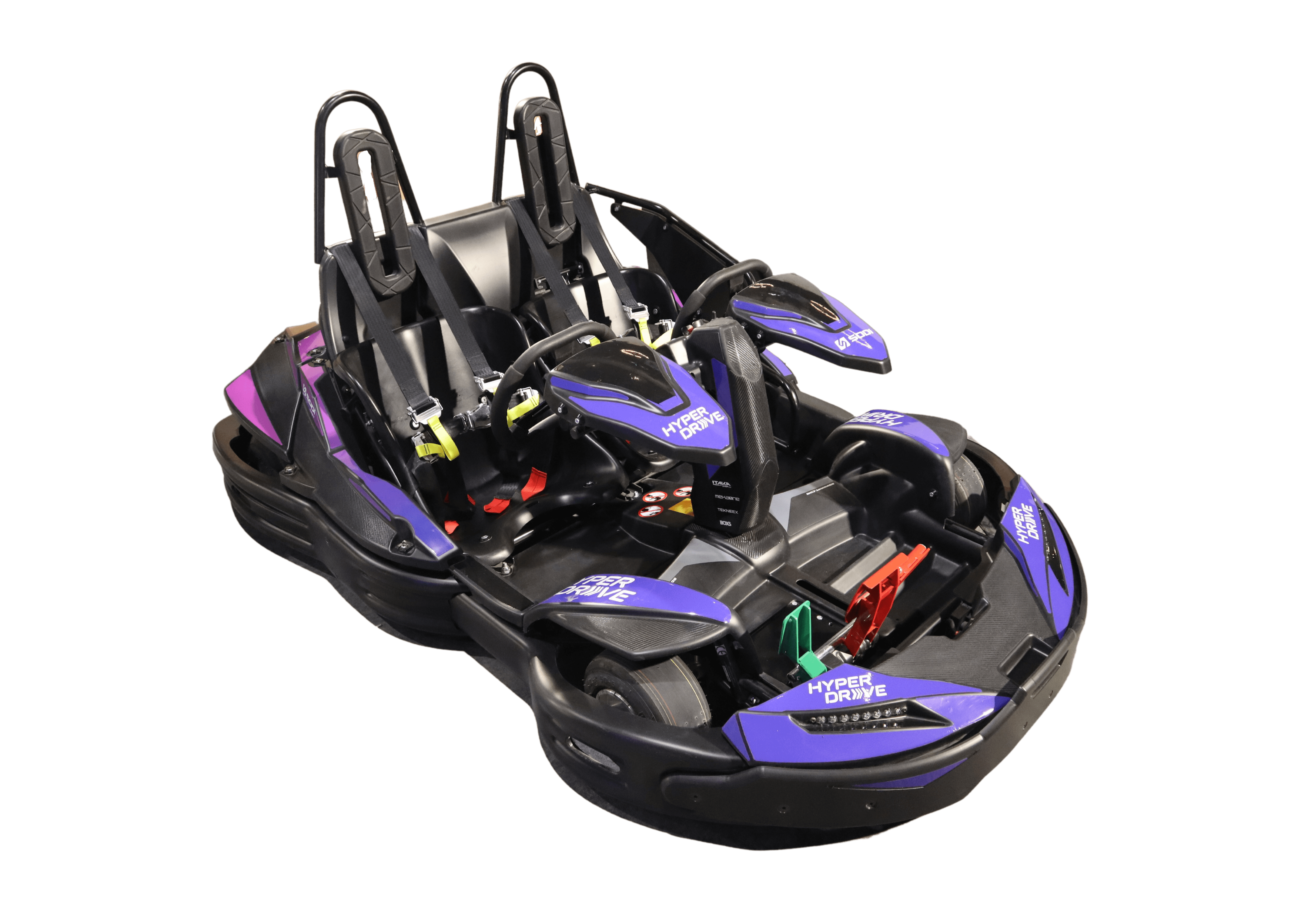 Powerful electric go-karts for an electrifying race