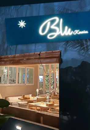 A peek into Blu’s Greek-island inspired restaurant design