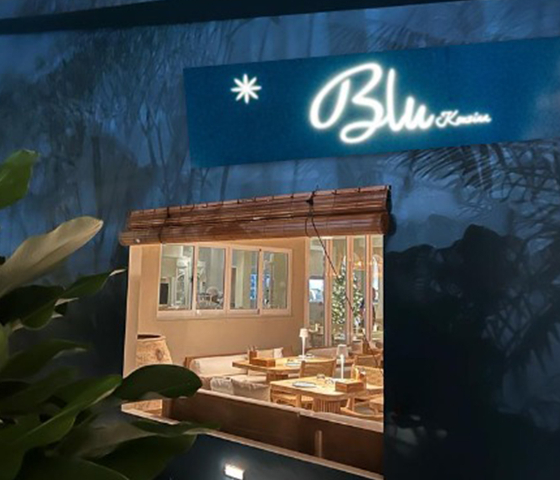 欣赏 Blu 以希腊岛屿为灵感的餐厅设计