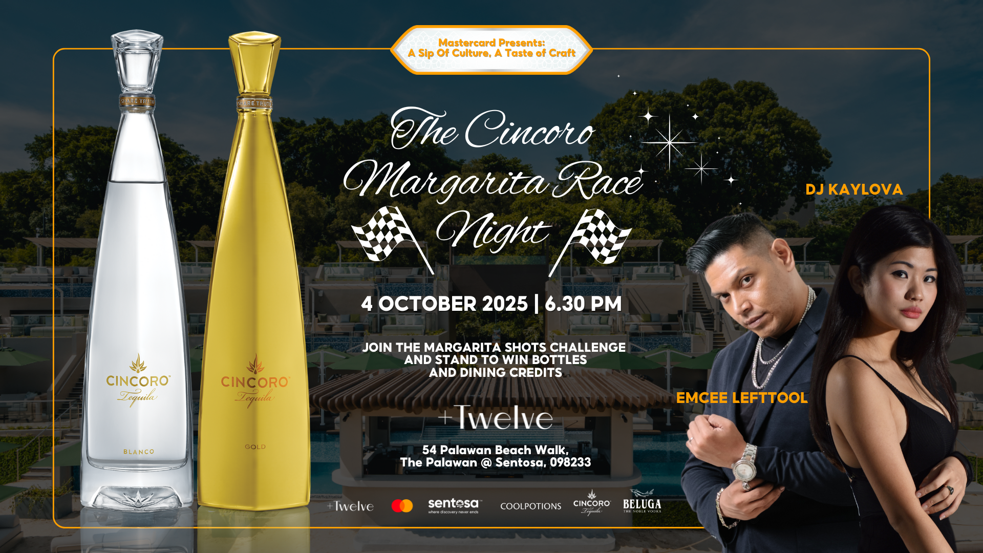 Cincoro Margarita Race Night at +Twelve