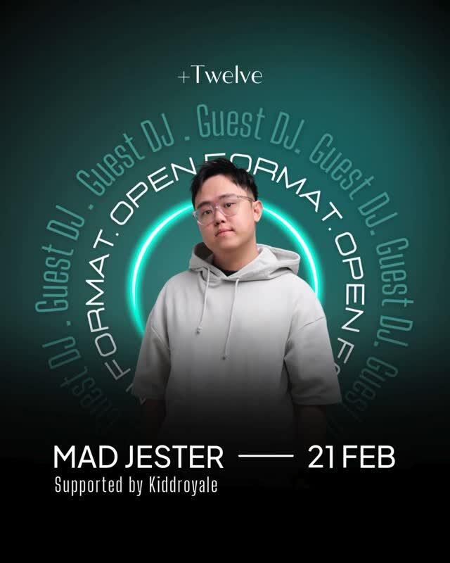 Guest DJ @djmadjester takes you on an open format ride on 21 Feb — no rules, with @kiddroyalemusic on support. Unpredictable drops and non-stop energy to get you moving.

Book via link in bio.

#plustwelvesg #thepalawansentosa #bestbeachclub #sentosa #guestdj