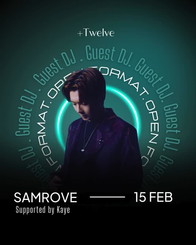 No predictable turns as Guest DJ @samrove takes the stage with an open format set, supported by DJ @kayevman on 15 Feb at +Twelve.

Book via link in bio.

#plustwelvesg #thepalawansentosa #bestbeachclub #sentosa #guestdj