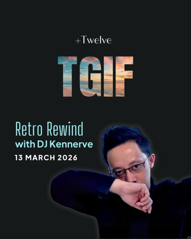 Rewind to the good times. Step into the era of real hits with DJ @kennerve spinning Retro Rewind this TGIF.

Book via link in bio.

#plustwelvesg #thepalawansentosa #bestbeachclub #sentosa #plustwelveTGIF