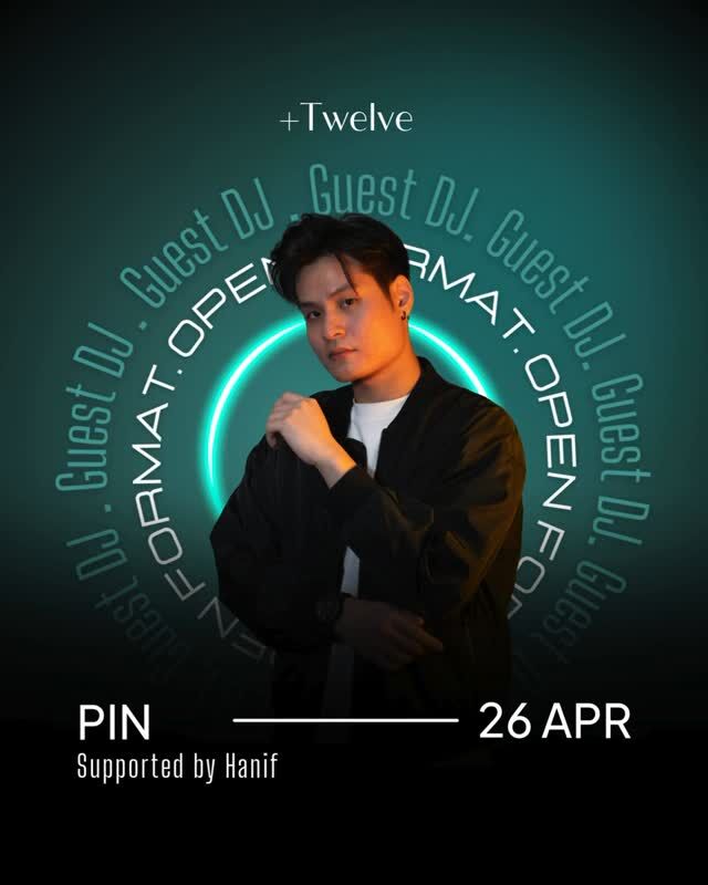 Join guest DJ @pinchen_djpin with an open format journey across genres and moods on 26 April, supported by @djhanif to bring the best from start to finish.

#plustwelvesg #thepalawansentosa #bestbeachclub #sentosa #guestdj
