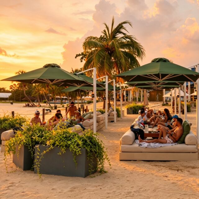 Sunset plans sorted. 🌅✨
 
Ease out of the workday or catch up with your crew with +Twelve‘s Sunset Social experience - because honestly, where else would you rather be?
 
Sip on a housepour and pair it with bites like Handrolled Tuna Temaki, Seafood Basket, or Teriyaki Beef Skewers for just S$29.90++.
 
📍Available from 11 May for Beach Daybeds and Picnic Tables.
📍Mondays–Thursdays, 5pm–8pm

Secure your spot via link in bio. T&Cs apply.
 
#plustwelvesg #beachclub  #sentosa #sunsetsocial #sunset