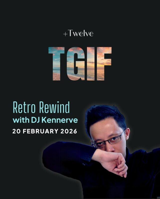 TGIF called and we answered with disco, funk, and throwback hits. DJ @kennerve spins Retro Rewind on 20 Feb. Tag your squad, hit the floor and let‘s go back in time.

Book via link in bio.

#plustwelvesg #thepalawansentosa #bestbeachclub #sentosa #plustwelveTGIF