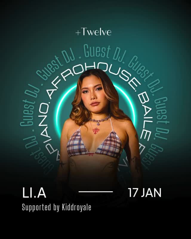 𝗚𝘂𝗲𝘀𝘁 𝗗𝗝 𝗔𝗹𝗲𝗿𝘁! Raw Baile funk and Afrohouse beats incoming as DJ @slayli.a takes over +Twelve on 17 Jan, supported by @kiddroyalemusic. It’s unapologetic, bass-heavy, high-energy chaos.
 
Book via link in bio.
 
#plustwelvesg #thepalawansentosa #bestbeachclub #sentosa #guestdj