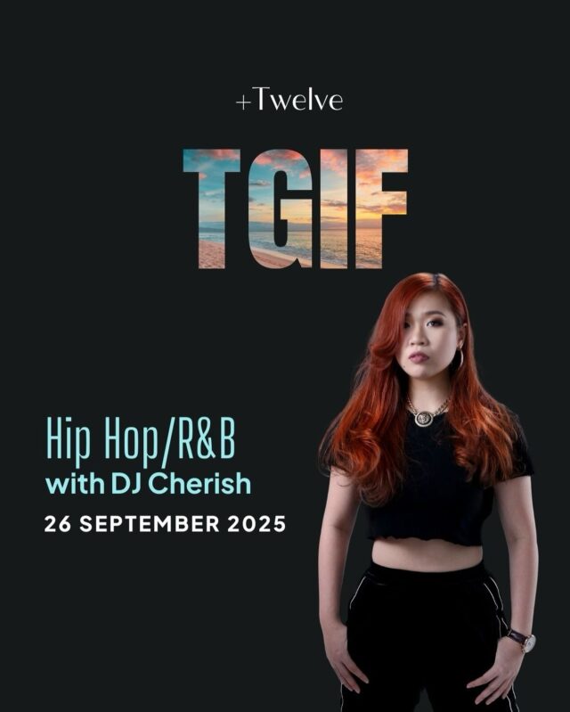 Rhythms, flow, and that beach glow as DJ Cherish takes Friday night higher with Hip Hop and R&B beats on 26 Sep.

Book via link in bio.

#plustwelvesg #thepalawansentosa #beachclub #bestbeachclub #sentosa #TGIF #plustwelveTGIF