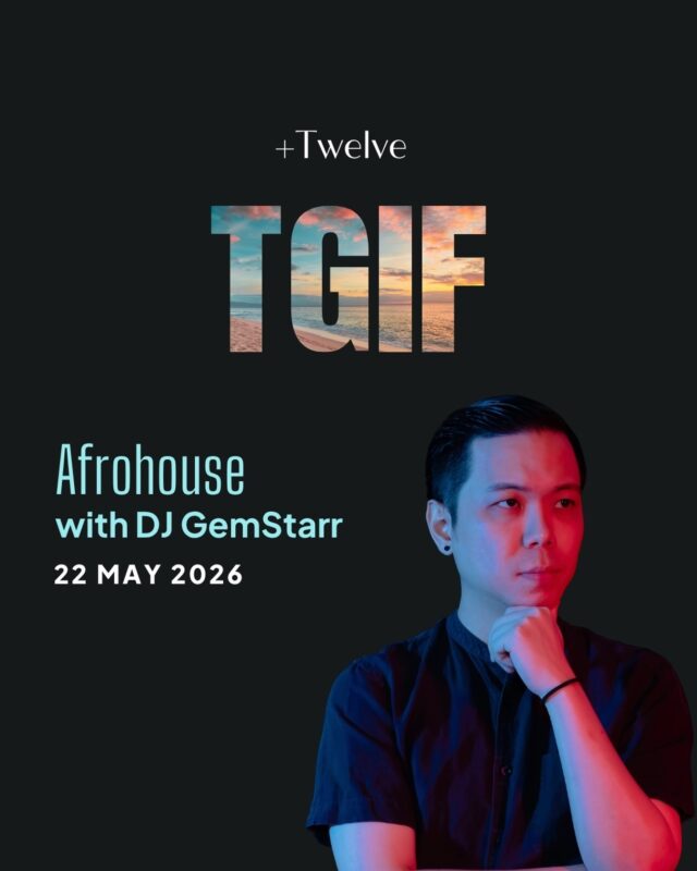 Let the sunset do the flirting. DJ @gemstarrgram brings Afrohouse heat, hypnotic beats, and that smooth shift from golden hour into night mode this Friday night.

Snag your seats via link in bio.

#plustwelvesg #thepalawansentosa #bestbeachclub #sentosa #plustwelveTGIF