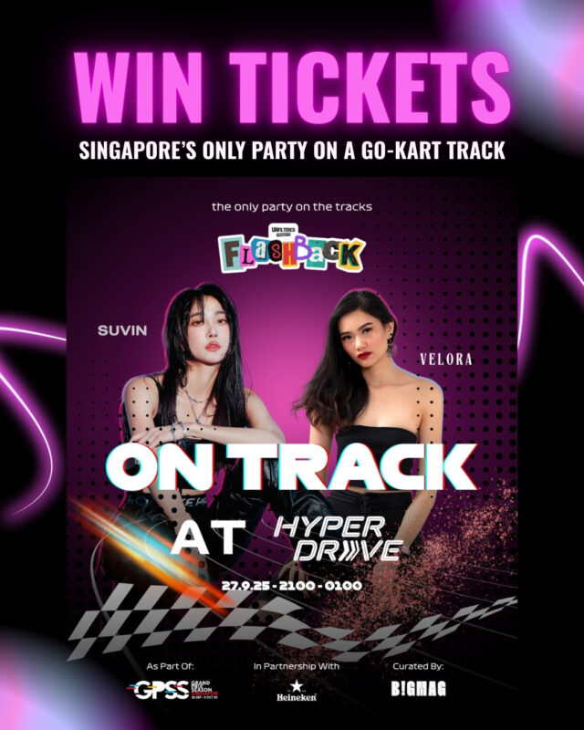 🎉 𝐖𝐈𝐍 𝐓𝐈𝐂𝐊𝐄𝐓𝐒 🎉
We are giving 10 lucky winners tickets to Singapore’s only party on a go-kart track at HyperDrive! 🏎️💃
 
𝐓𝐨 𝐣𝐨𝐢𝐧 𝐭𝐡𝐞 𝐜𝐨𝐧𝐭𝐞𝐬𝐭:
✅ Follow us @thepalawansentosa
✅ Like this post
✅ Tag a friend you want to party with 
✅ Share this post to your IG story
🎟️ 10 lucky winners will win 2x Pit Stop - General Admission tickets to On Track at HyperDrive on 27 September 2025.
 
Notes
- Contest ends 25 September (6pm, SGT) 2025 
- IG account must be public
- Winners will be announced on 26 September 2025 on our Instagram feed and stories
- Winners will be contacted via Instagram direct message
- View the full contest T&Cs via link in bio

#hyperdrivesg #giveaway #sggiveaway