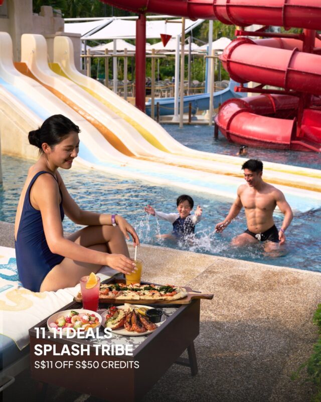 Fun meets savings! 11.11 deals are happening now at The Palawan @ Sentosa!

🏷️ HyperDrive S$11 off Game of Karts
🏷️ UltraGolf 1-for-1
🏷️ HydroDash 1-for-1
🏷️ Splash Tribe S$11 off S$50 dining credits
🏷️ @plustwelvesg S$11 off S$50 dining credits

Available until 11 November (11.59pm, SGT), book now via link in bio.

#thepalawansentosa #1111Sale #sentosa