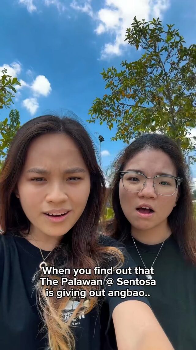 When you find out that The Palawan @ Sentosa is giving out Angbaos... for FREE! 🤩🧧🎉We are welcoming the Year of The Horse with our 𝐏𝐫𝐨𝐬𝐩𝐞𝐫𝐢𝐭𝐲 𝐀𝐧𝐠𝐛𝐚𝐨 𝐆𝐫𝐚𝐛 happening very soon – a little boost of prosperity to start the year!

✨30 January (9am SGT) - 1 February 2026 (11:59pm, SGT)
✨Grab FREE cash vouchers worth S$8, S$18, S$28, or S$38
✨Limited to 1 voucher per person
✨Limited quantities per denomination released daily at 9am, while stocks last
 
Mark your calendars and get your fastest fingers ready!
 
#thepalawansentosa #sentosa #ChineseNewYear #CNY2026 #ProsperityAngbaoGrab