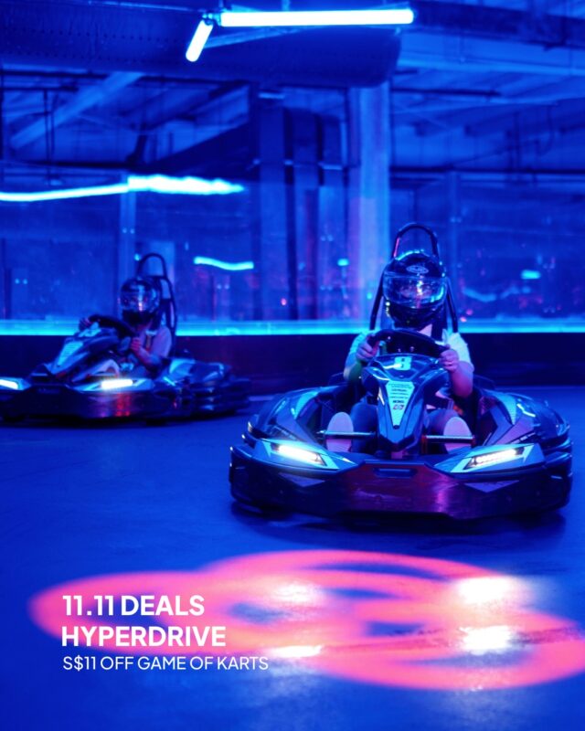 It’s deal time! 11.11 deals are on now — grab yours before they’re gone!

🏷️ HyperDrive S$11 off Game of Karts
🏷️ UltraGolf 1-for-1
🏷️ HydroDash 1-for-1
🏷️ Splash Tribe S$11 off S$50 dining credits
🏷️ @plustwelvesg S$11 off S$50 dining credits

Available until 11 November (11.59pm, SGT), book now via link in bio.

#thepalawansentosa #1111Sale #sentosa