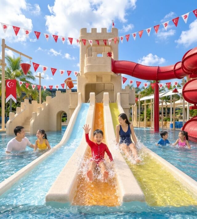 Celebrate Singapore’s 61st birthday the kampong way! ❤️​​

Join us at Kampong Club at Splash Tribe from 8–10 August for nostalgic games, familiar flavours, free-flow Kachang Puteh, freshly pulled Teh Tarik, and plenty of poolside fun for the whole family. 👨‍👩‍👧‍👦✨​​

Adults can raise a toast with the newly launched White Rabbit Vodka by Tanglin Spirits — inspired by the iconic White Rabbit Milk Candy with notes of vanilla, velvety cream, and toasted caramel.🍸​​

Dress in red, share your celebration in an Instagram post and tag @thepalawansentosa to enjoy 20% off your total bill!​​

🔗 Learn more and reserve your seats through the link in our bio. ​​

#thepalawansentosa #splashtribesg #sentosa #singaporenationalday