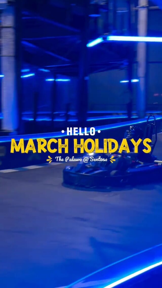 🏖️ School holiday mission: FUN unlocked! Speed around HyperDrive, conquer the greens at UltraGolf, and make a splash at HydroDash — endless adventures await! 🎉
 
👉 Book your visit via the link in bio!
 
🕛Enjoy extended playtime this March Holidays! 🕛
⛳ UltraGolf: Daily, 10am–9pm (Last session 8pm)
🏎️ HyperDrive: Daily, 10am–9pm (Last session 8:30pm)
💦 HydroDash: Weekdays: 11am–6pm (Last session 5pm), Weekends: 10am–6pm (Last session 5pm)
 
#thepalawansentosa #hyperdrivesg #ultragolfsg #hydrodashsg #schoolholidayfun