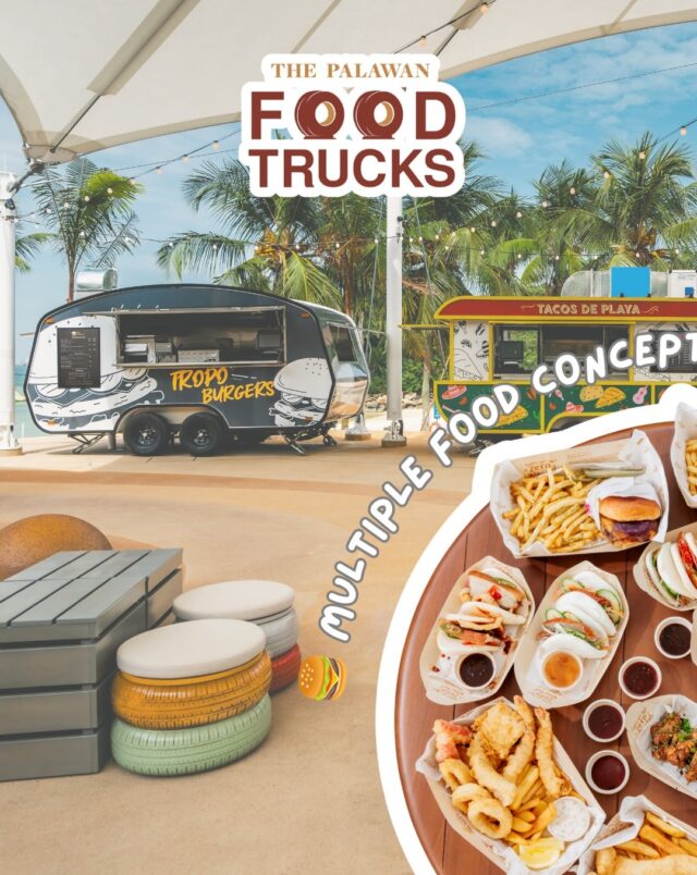 One more round before we change things up! 👀🍴

Head down to The Palawan Food Trucks this weekend and dig into the current line-up before we welcome something new! 👀

Something new is cooking at The Palawan Food Trucks 🤤
 
Swing by this week for another round of your favourites from the current line-up! We’ll be taking a pause after 𝟏𝟑 𝐒𝐞𝐩𝐭𝐞𝐦𝐛𝐞𝐫 to gear up for an exciting new dining experience. Stay tuned. 👀

#thepalawansentosa #thepalawanfoodtruckssg #foodiesg #sentosa
