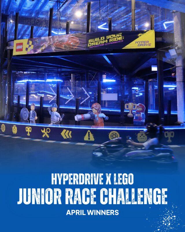 🏎️ 𝐇𝐲𝐩𝐞𝐫𝐃𝐫𝐢𝐯𝐞 𝐱 𝐋𝐄𝐆𝐎 𝐉𝐮𝐧𝐢𝐨𝐫 𝐑𝐚𝐜𝐞 𝐂𝐡𝐚𝐥𝐥𝐞𝐧𝐠𝐞

Huge congratulations to our April winners!🏆

🥇 MARIUS LOUP
🥈 ROBHAWKS2014
🥉 FINN.JI 

Winners, do keep an eye on your email for more details 📩

A huge shoutout to all Junior racers who raced their hearts out in April, the leaderboard was absolutely intense! 🏎️💨 

The Junior Race Challenge may be over, but the fun isn’t! Head down to HyperDrive for the LEGO Build Your Dream Ride experience. Don’t miss the Dream Ride Test Zone and remember to grab your mission card!

#thepalawansentosa #hyperdrivesg #LEGODreamRidesSG 
#ClickClickVroomSG
